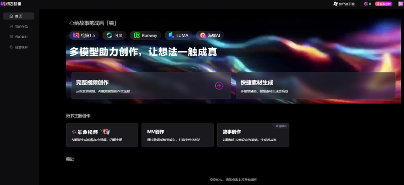 讯飞绘镜工具介绍-星链科技社-全网AI获客工具聚合与项目资源支持平台