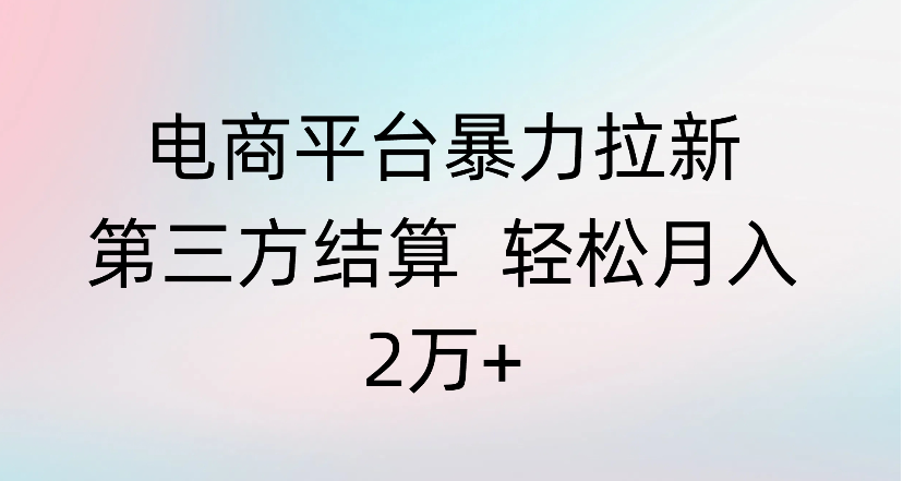 电商平台拉新第三方结算-星链科技社-全网AI获客工具聚合与项目资源支持平台