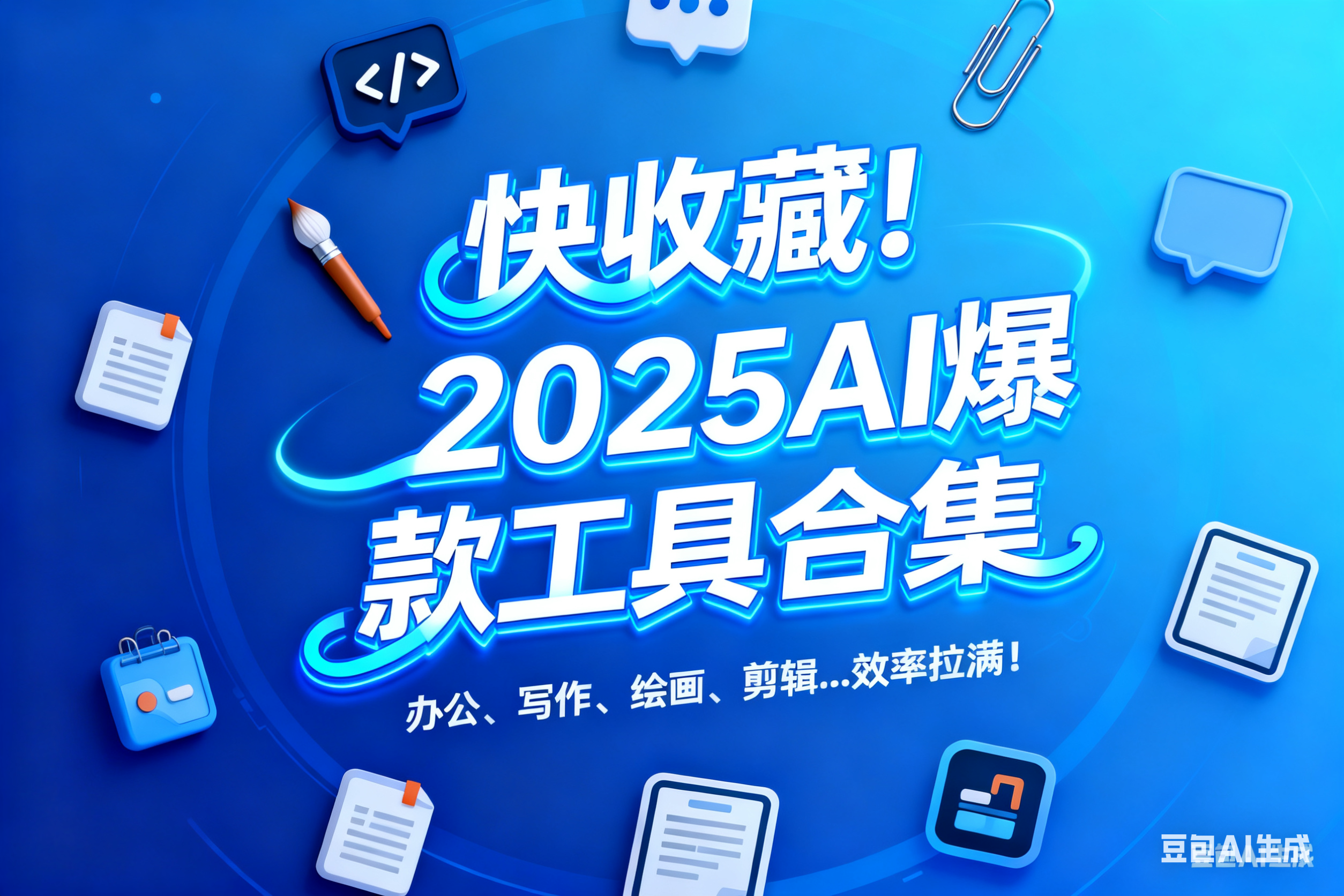 快收藏!2025AI爆款工具合集,办公、写作、绘画、剪辑…效率拉满!-星链科技社-全网AI获客工具聚合与项目资源支持平台