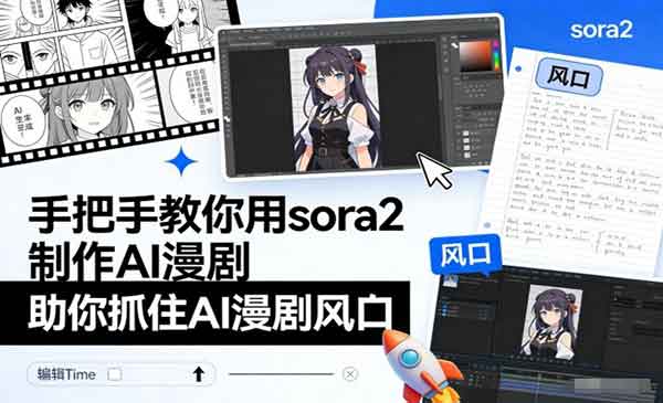 sora2制作AI漫剧-星链科技社-全网AI产品推广返佣与创业资源支持平台