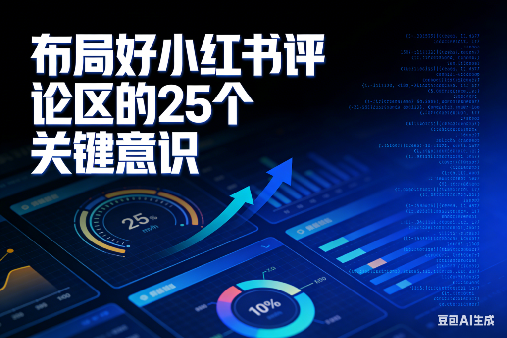 图片[1]-布局好小红书评论区的25个关键意识！-星智AI联盟-全网AI产品推广返佣与创业资源支持平台