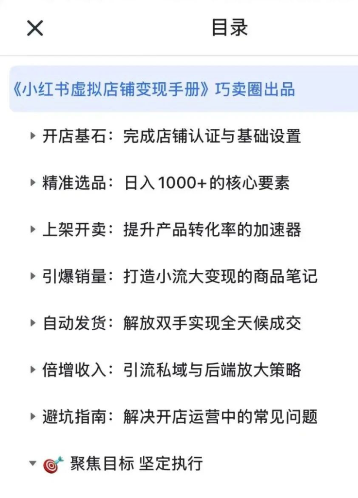 图片[2]-《小红书开店实操手册》从选品到自动发货，实现月入过万-星智AI联盟-AI变现实战平台